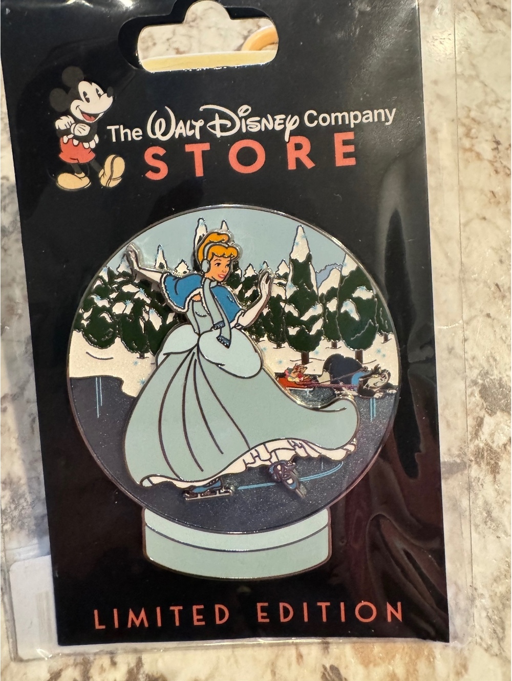 DEC 2025 Winter Memories Jolly Holiday Cinderella Pin LE 400